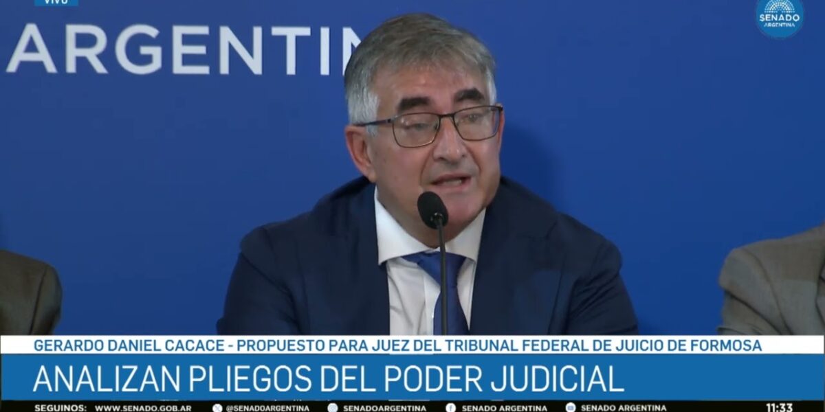 Milei oficializó la designación de Gerardo Daniel Cacace como juez federal en Formosa