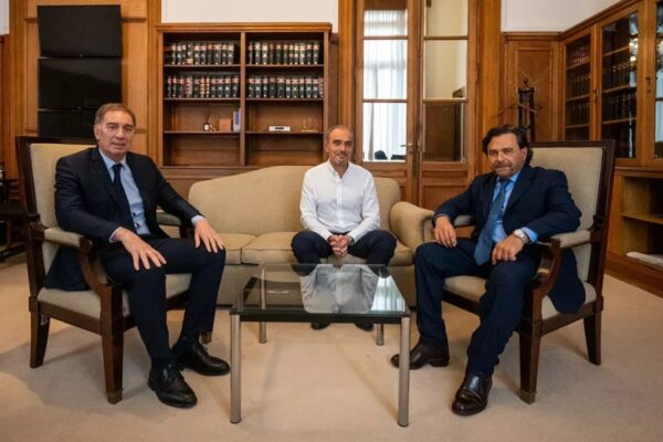 Sáenz se reunió con Santilli y “Lule” Menem para coordinar proyectos de desarrollo para Salta