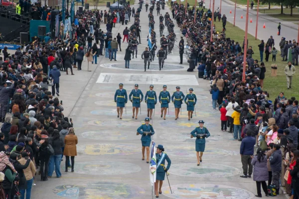 El Servicio Penitenciario de Jujuy celebró su 93° aniversario con un desfile en Ciudad Cultural