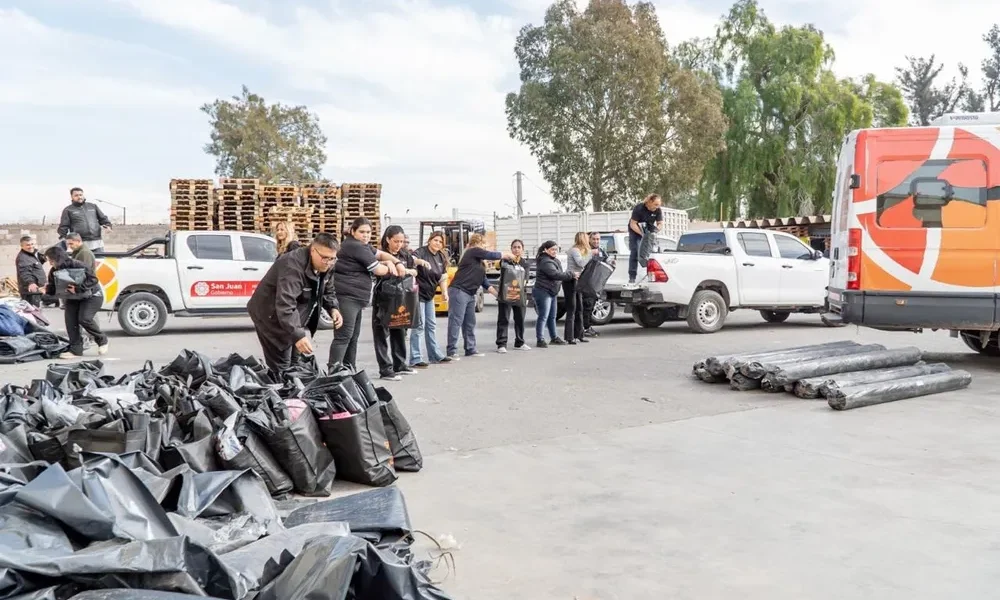 San Juan desplegó asistencia para más de 500 familias afectadas por el temporal