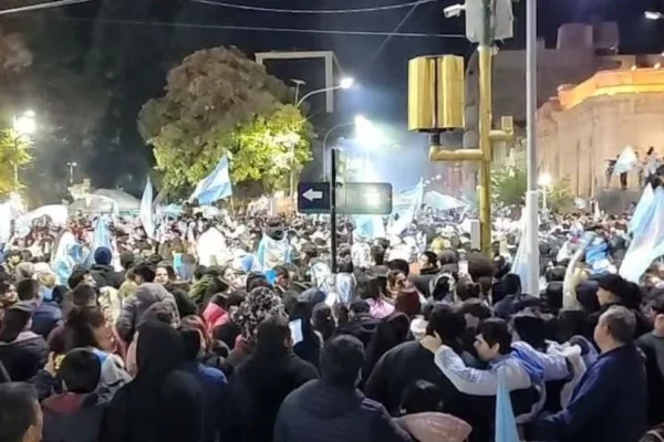 La Rioja festejó la clasificación de Argentina a semifinales