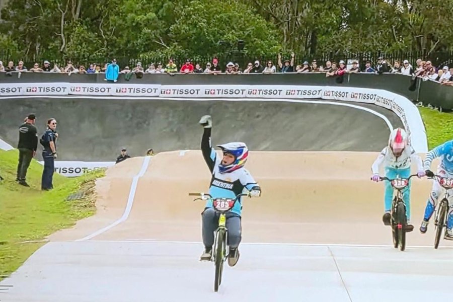 El Santiagueño Jahir Elías terminó entre los ocho mejores del Mundial de BMX Racing en Australia