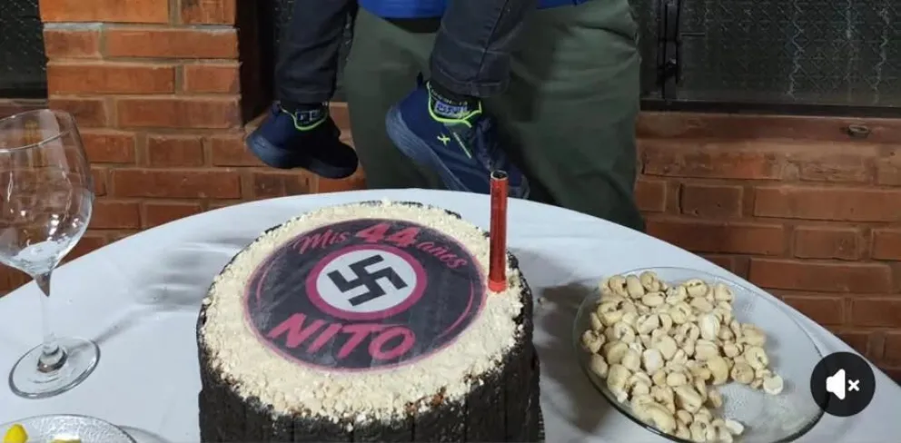 Investigan en Misiones la difusión de fotos con simbología nazi en un cumpleaños