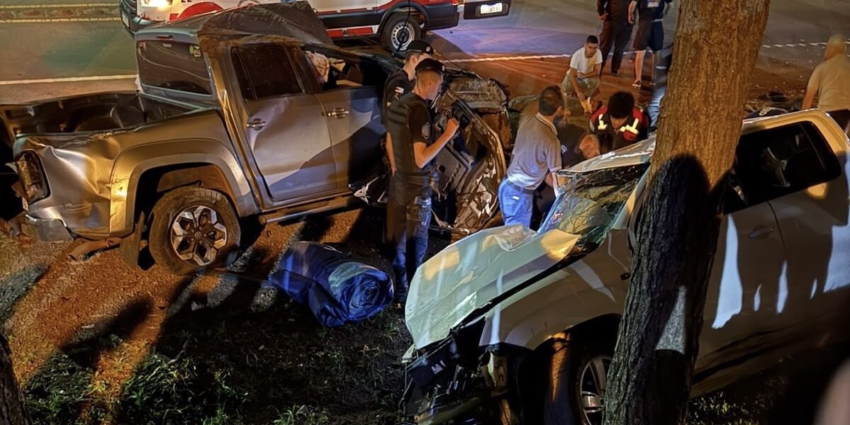 Dos muertos y cinco heridos en un choque sobre la Ruta 14 en Misiones: uno de los conductores tenía 14 años