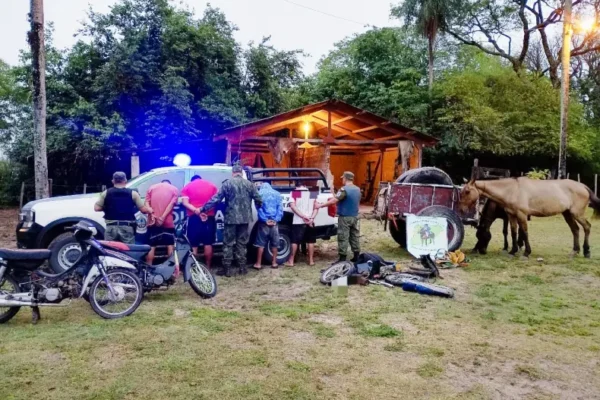 Corrientes: un allanamiento por abigeato terminó con un detenido y dos caballos secuestrados