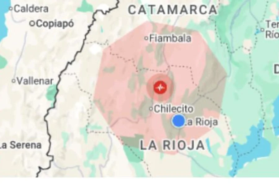 Un sismo de magnitud 5,4 sacudió La Rioja y se sintió también en Catamarca, San Juan y Córdoba