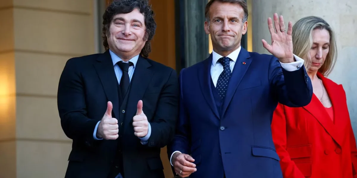 Milei se reunió con Macron en París y puso el foco en inversiones y desarrollo de inteligencia artificial