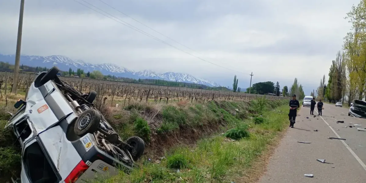 Violento choque en Mendoza: seis turistas brasileños terminaron hospitalizados en Tupungato